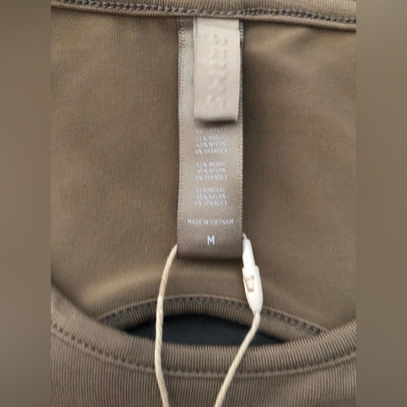 Skims Khaki Smooth Lounge Open Back Maxi Dress - NWT - Picture 8 of 8